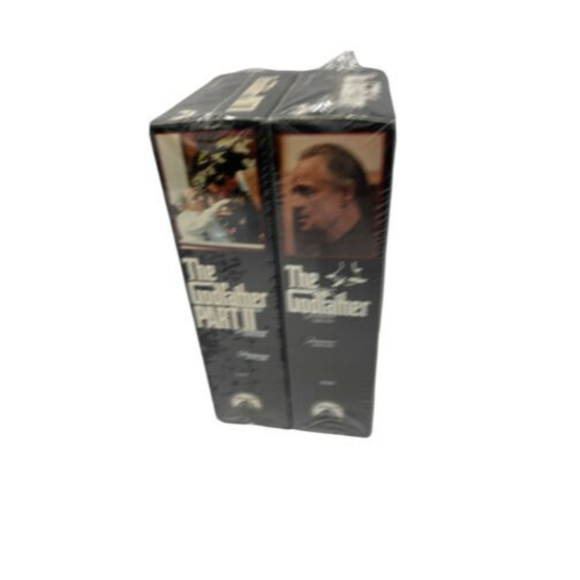 The Godfather Part 1 & 2 VHS Release 8049 8459 NEW & Sealed Watermarked HTF - Picture 5 of 6